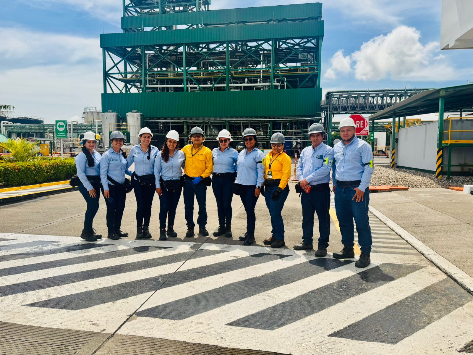 Visita a la planta de producción de Ecodiesel